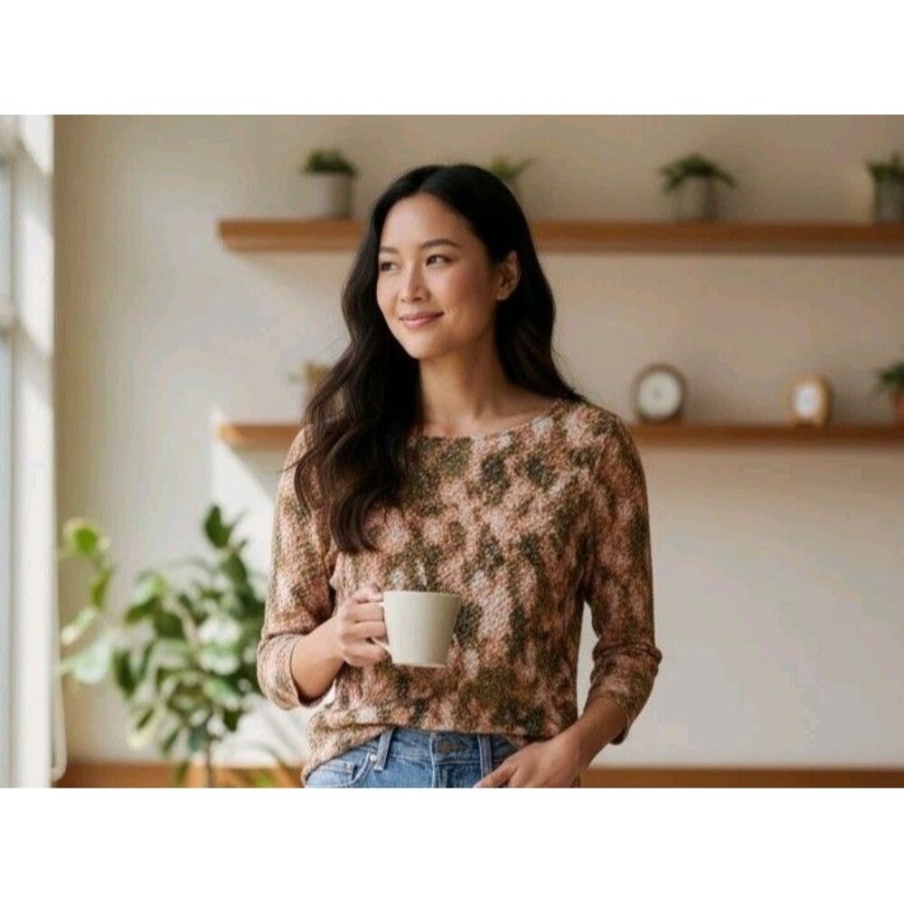 Ruby Rd Top Straw Xs Extra Small. Multi Colors
